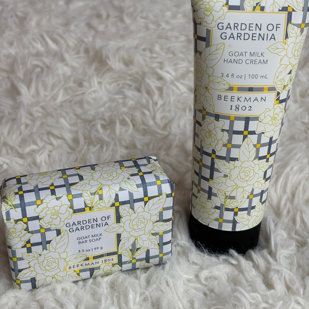 Beekman 1802 Garden of Gardenia Hand Cream and Soap Set - White and Cream